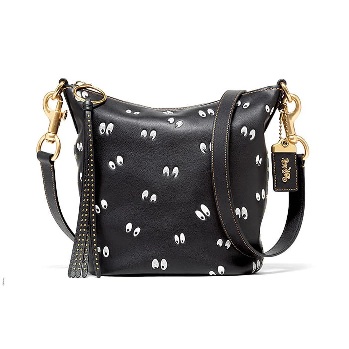 Disney x coach duffle 20 with spooky eyes online print