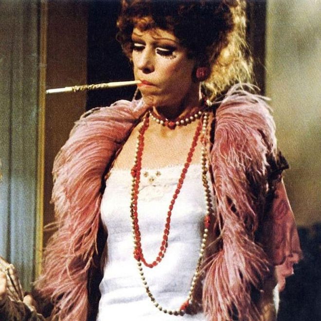 Though she's unintentionally stylish (and okay, a pretty awful woman), Miss Hannigan's (Carol Burnett) wardrobe is one of the most underrated of all time. Feather robes, silk slips, and gaudy jewelry never looked so good.

Photo: Getty