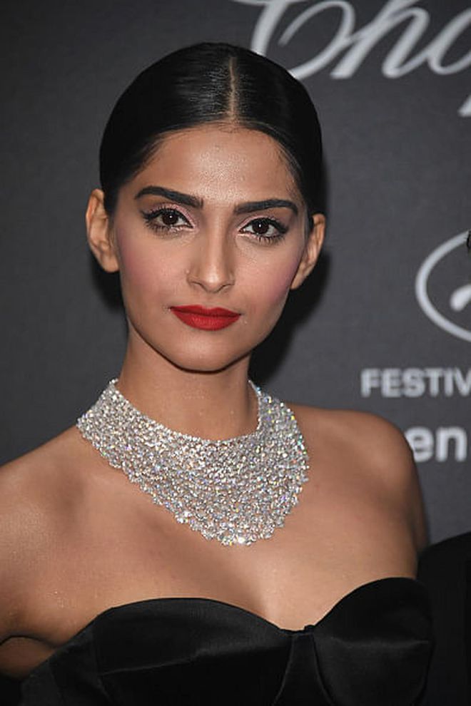Sonam Kapoor attends Chopard Wild Party as part of The 69th Annual Cannes Film Festival at Port Canto on May 16, 2016 in Cannes, France. 
Photo: Getty Images