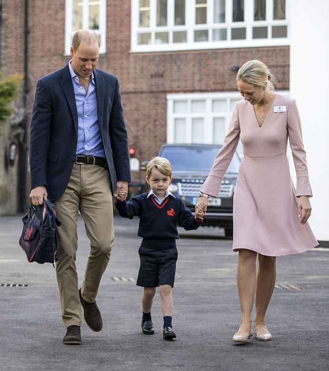 Prince George recently started primary school at Thomas's Battersea School, an elite private school in London. Prince William and Prince Harry both attended private school growing up.Photo: Getty