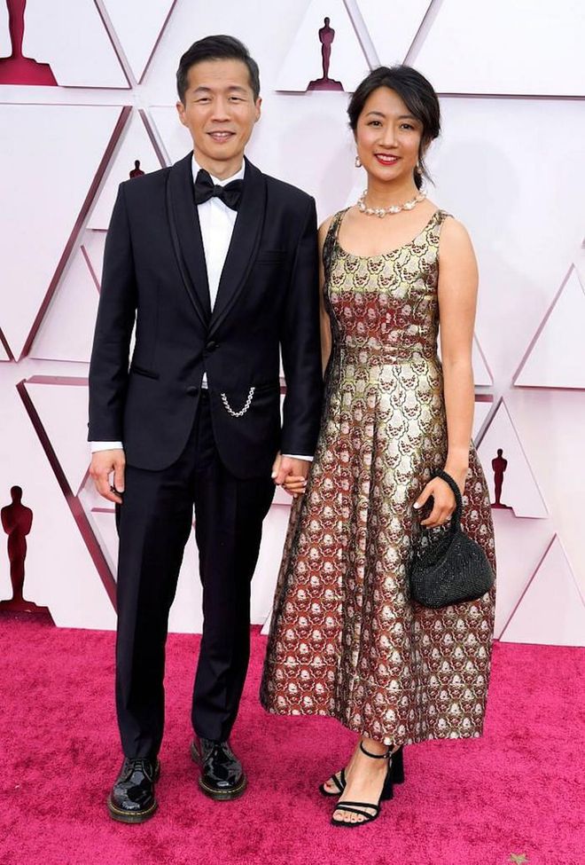 Lee Isaac Chung and Valerie Chung (Photo: Getty Images)