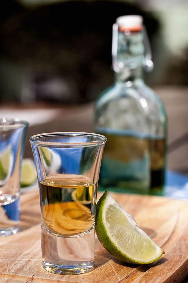 Not as bad as you think. "Tequila has less sugar than most other alcoholic counterparts, so it's less likely to trigger inflammation and breakouts." Says Dr Bunting. "Skip the salt, and there's less chance of a major hangover. This is because tequila is a high-purity spirit and doesn’t contain the congeners of darker spirits like whisky or rum." Photo: Getty