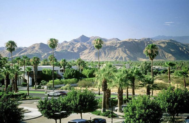 A spate of new and renovated hotels over the last year has put this classic desert oasis in Southern California back in the traveler’s spotlight. There’s the 28-room Holiday House, a 1950’s motel turned Instagram-ready property, as well as the Kimpton Rowan Palm Springs, which has the only rooftop pool in town.

If you can tear yourself away, head to Truss &amp; Twine for some wine and small plates made with local ingredients. (The spot has the Samira Wiley stamp of approval—The Handmaid’s Tale and Orange is the New Black actress got married there last year, and visits often.) Don’t miss a visit to Sunnylands, home to an historic estate owned by the late philanthropic couple Walter and Leonore Annenberg. You can see the inside on a private tour, or take a bird-watching walk through the beautiful grounds. Architecture buffs will love seeking out the mid-century modern homes designed by the likes of Richard Neutra and Albert Frey.
Photo: Getty