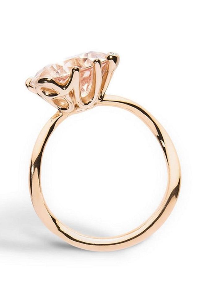 Dior's 'Oui' ring is delicate, fun and feminine with its morganite rose gold combination. Dior Morganite Ring, S$4,721