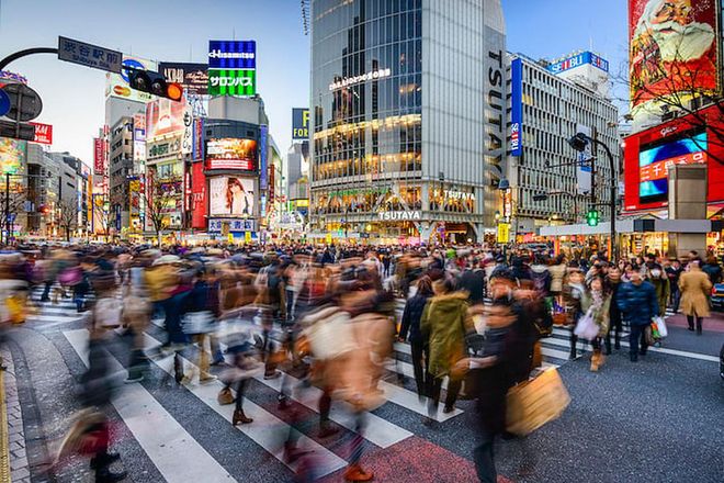The Shibuya crossing in Tokyo, Japan (Photo: 123rf)