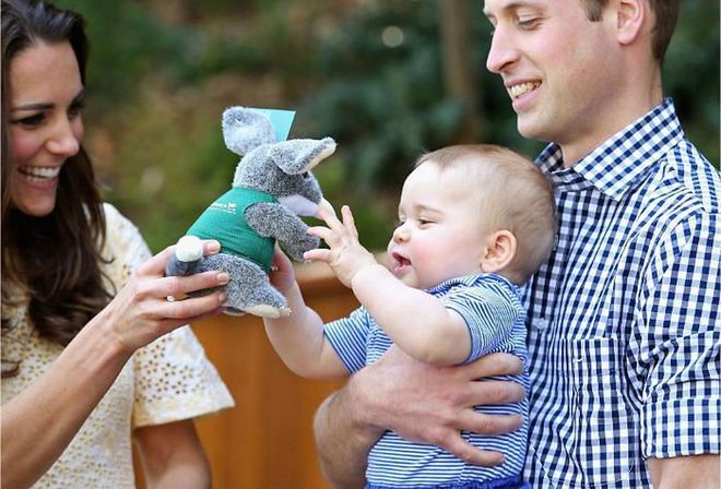 The popularity of Prince William, Duchess Kate, and their child saw a spike in support for the monarchy during the family’s tour of Australia and New Zealand in April 2014. Chubby Prince George’s adorable antics on the trip, including his first royal engagements (meeting a bilby at Taronga Zoo in Sydney and attending a playgroup at Government House in Wellington) saw the eight-month-old dubbed The Republican Slayer after a new poll showed the lowest support for a republican movement in the country for 35 years. William and Kate also played their part and provided endless photo moments, including re-creating a 1983 photo from Prince Charles and Princess Diana in Uluru.

Photo: Chris Jackson / Getty