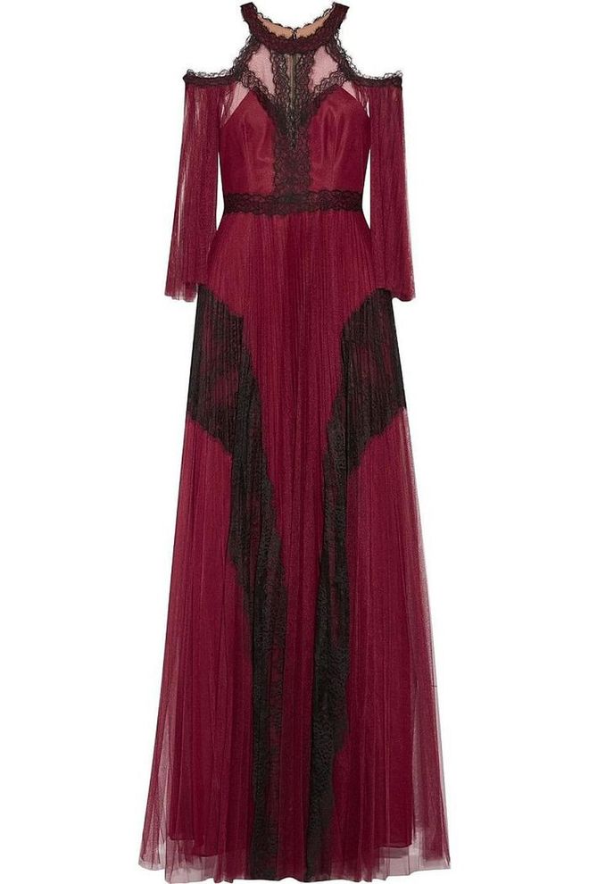 Marchesa Notte dress, $1,095, net-a-porter.com.

