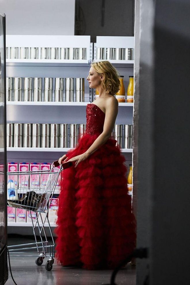 In the film directed by Fleur Fortuné, Blanchett is captured jumping out of a plane, wearing a couture dress at the supermarket, running against the flow and enjoying a party. All express a sense of freedom, individuality and daring that Armani Beauty hopes one feels when spritzing on the new scent.

Photo: Armani Beauty