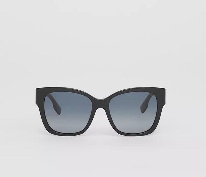 Monogram Motif Square Frame Sunglasses, $290, Burberry