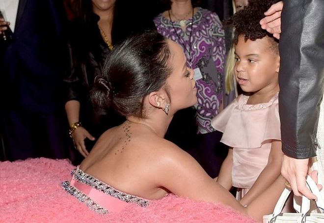 In addition to having cool blood relatives like Solange, Blue is also close with celebs like Rihanna and Gwyneth Paltrow. (Imagine the birthday gift possibilities.)