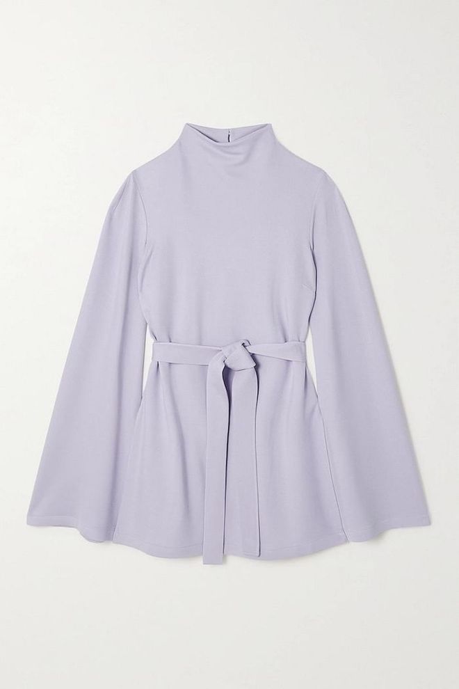 Harper Belted Jersey Top, $1,082, Safiyaa at Net-a-Porter