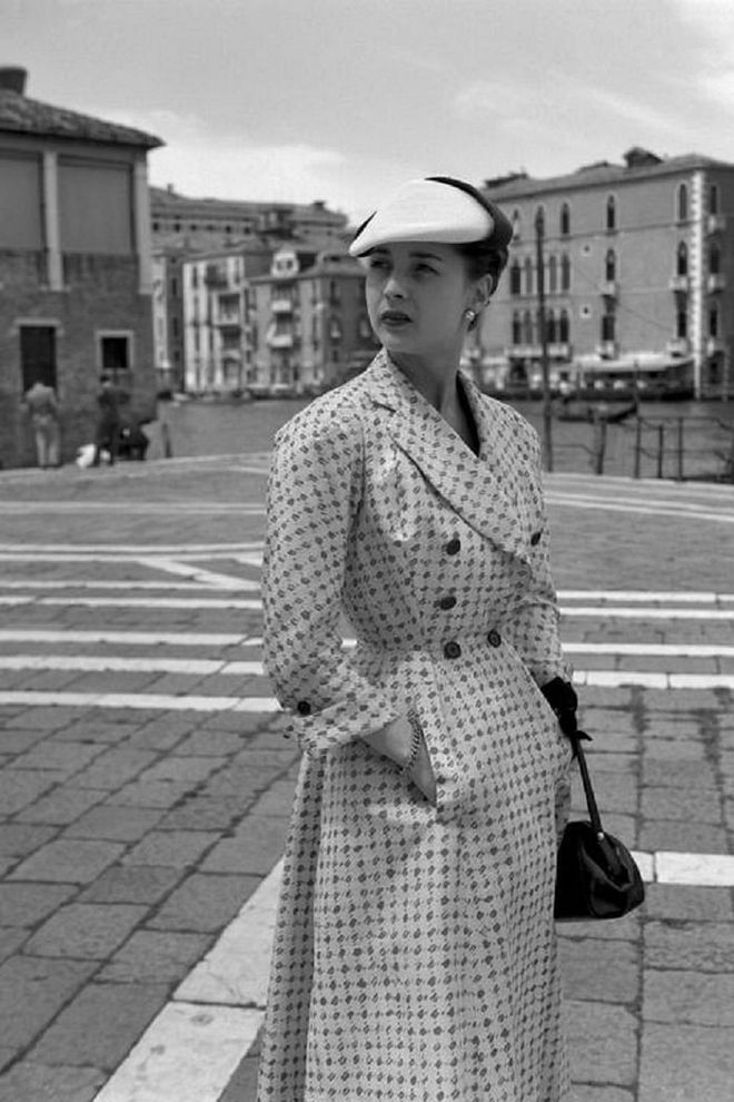 A model wearing Christian Dior in Venice.

Photo: Getty