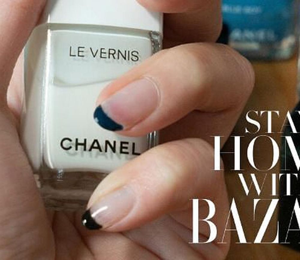 Stay Home With BAZAAR Easy French Manicure with Audrey Wee - Featured