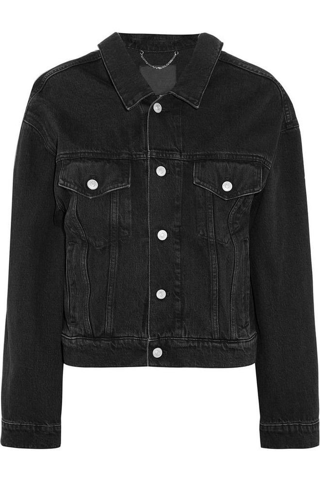 Balenciaga jacket, $945, net-a-porter.com. 