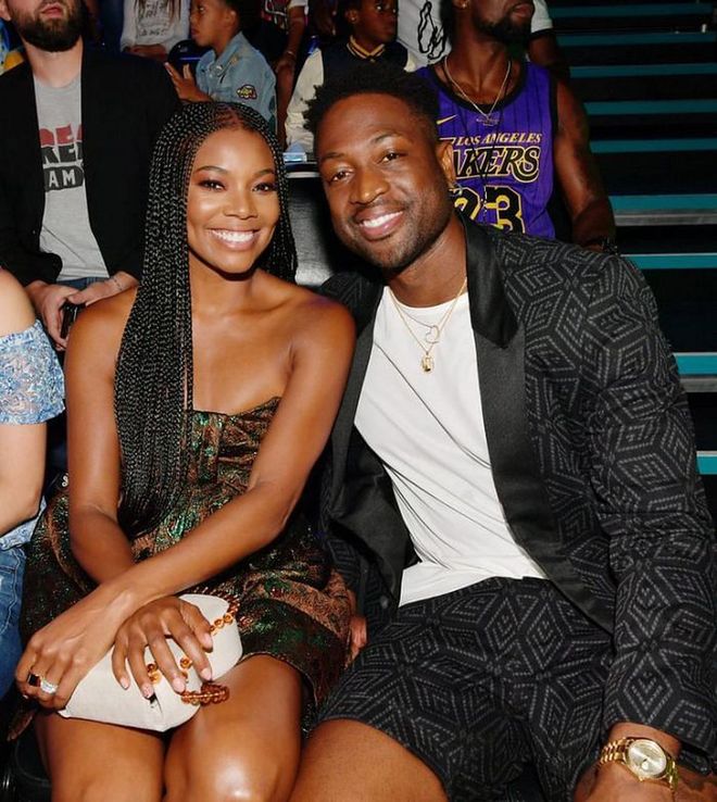 When Gabrielle Union first met Dwyane Wade in 2006, their love lives were both struggling. She had just divorced her husband, and he was about to separate from his wife. But despite the less-than-ideal situation, Union decided to take a chance on Wade.

"When I met Dwyane, his résumé looked like crap: athlete, going through a divorce, nine years younger than me," Union told Glamour. "None of that screamed, 'Let's have a lasting relationship.' Then, after I had a heart-crushing breakup with yet another immature jerk, I thought, it can't be any worse if I date a fetus [referring to their age difference]."

In December 2013, Wade recruited his three sons to help him propose to Union, and since then, they've been living happily ever after.

Photo: Getty