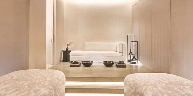 Indulge in the spacious couple’s treatment suite 