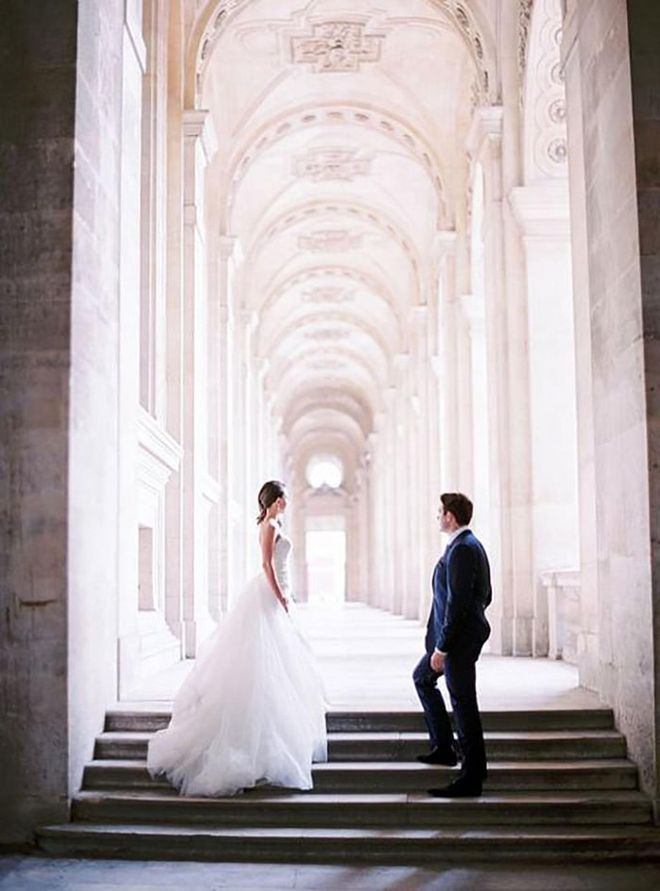 One couple decided to cancel their wedding plans last-minute, leading to a gorgeous destination wedding elopement. The pair had an intimate garden ceremony at the Musée Rodin instead.

Via Le Secret d'Audrey and Style Me Pretty

