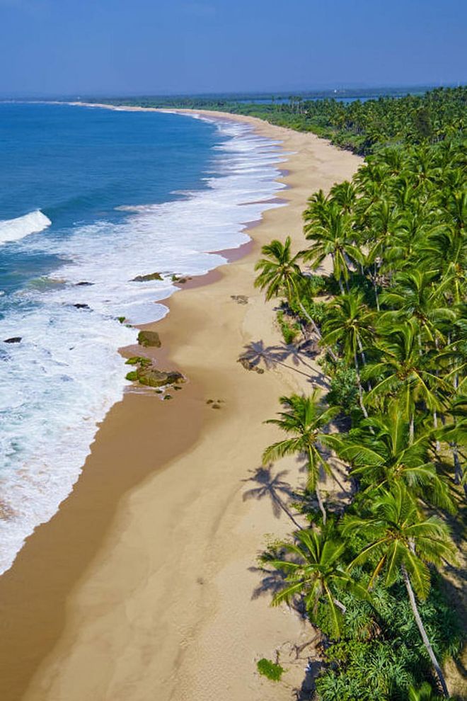 If you're looking for untouched beaches, head to southeast Sri Lanka to enjoy the wide open sands of Tangalle Beach.