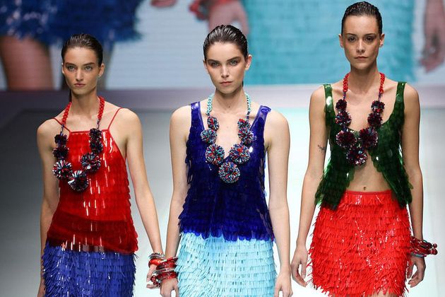 Emporio Armani fashion show during the Milan Fashion Week - Spring / Summer 2022 (Photo: Vittorio Zunino Celotto/Getty Images)
