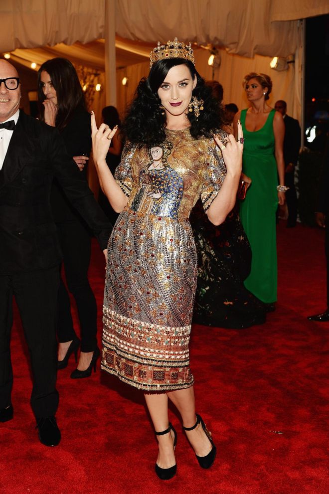 At the Met Gala in New York City on May 6, 2013