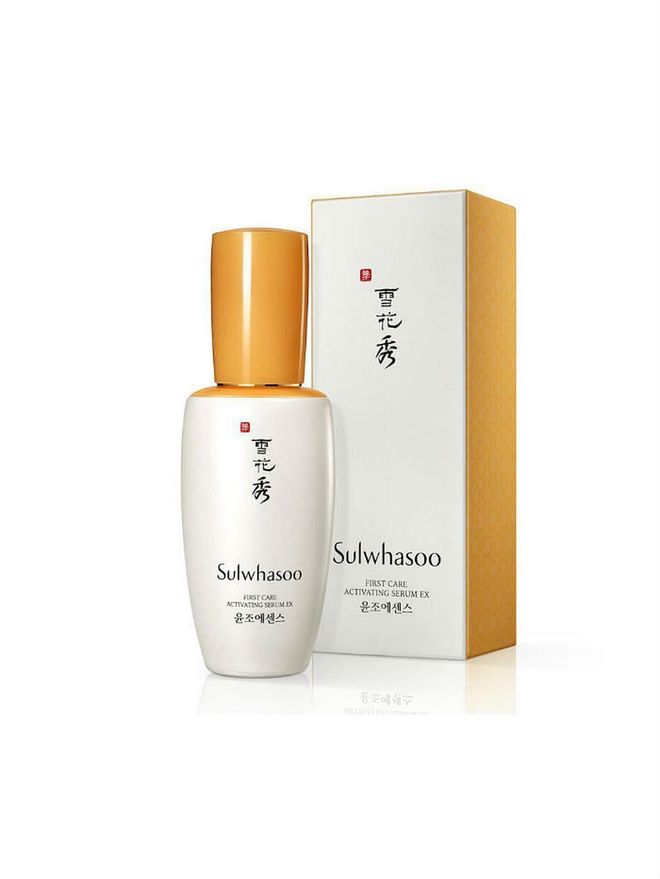 <b>First Care Activating Serum EX, Sulwhasoo</b>: Used a couple of times a week instead of every day, this lightweight ginseng-infused concoction rejuvenates the skin and keeps it energized so it’s perpetually radiant. Extracts of Asian herbs also helps to nourish deeply, helping to stave off early signs of ageing which affects guys in their late 20's and above. Photo: Sulwhasoo