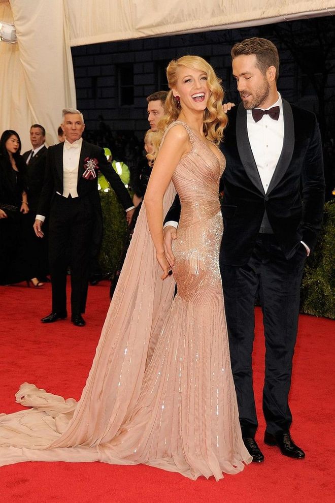 Ryan Reynolds and Black Lively have a habit of being really, really ridiculously cute with each other in public. Whether they’re trolling each other in interviews or playing around on the red carpet (pictured, here, at the 2014 Met Gala), their PDA-filled marriage is one for the books. Photo: Getty