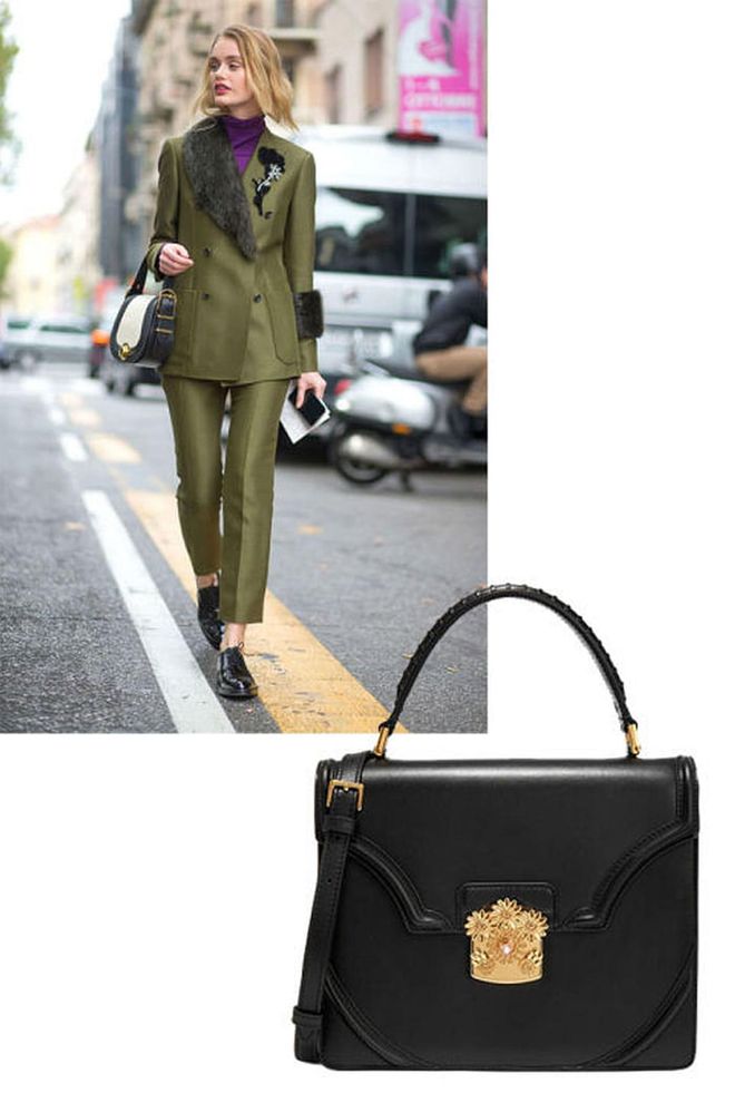 Give your grandmother's favorite pocketbook a mod update with out-of-the-box styling.
Alexander McQueen bag, $2,245, net-a-porter.com. Photo: Diego Zuko/ Alexander McQueen
