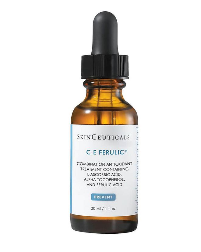 Somewhat legendary among skincare obsessives, Skinceuticals’ powerful antioxidant serum is designed to ward off free radicals while brightening and unifying skin tone.

When bolstered by ferulic acid, the high concentration of vitamin C works double-duty to brighten uneven patches and dark spots. The less-than soothing scent (this is a real case of performance over pampering) is a small price to pay.
