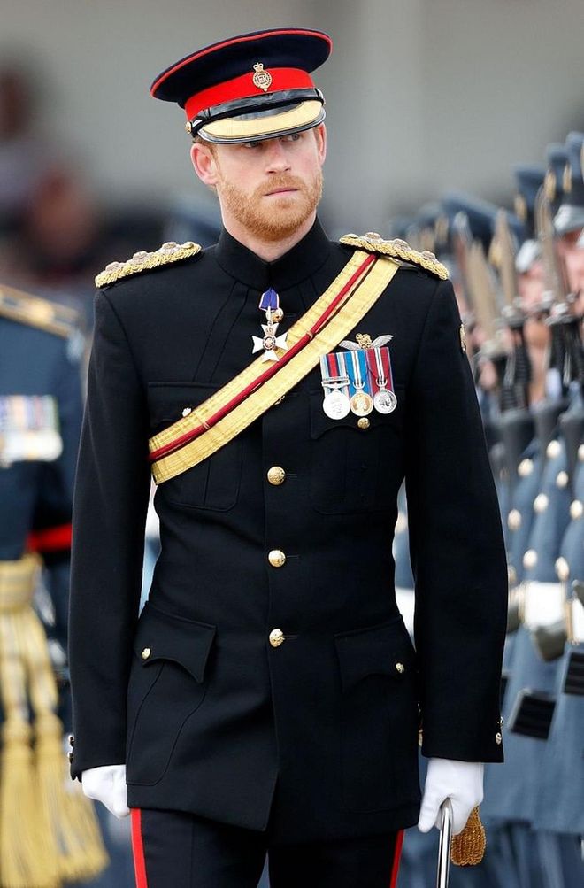 ...since it's tradition for royal males to serve in the military.