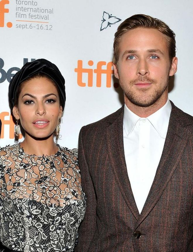 After meeting on the set of their film The Place Beyond the Pines in 2011, rumors swirled that Mendes and Gosling were dating. However, the two attempted to keep their relationship under wraps. It wasn't until People reported that Eva was pregnant with the couple’s first child, Esmeralda, in 2014 that their couple status was confirmed. A source at the time told the outlet that things “with Ryan are different” and Eva has “finally found the person she really wants to be with.”

Mendes later gave birth to a second daughter, Amada, in 2016. Over time, the couple has opened up more about each other and their adorable family. When Gosling won a Golden Globe Award for Lala Land, he dedicated his award to Mendes:

"I'd like to try and thank one person properly and say that while I was singing and dancing and playing piano and having one of the best experiences that I've ever had on a film, my lady was raising our daughter, pregnant with our second, and trying to help her brother fight his battle with cancer. If she hadn't had taken all of that on so that I could have this experience, it'd surely be someone else here other than me today. So sweetheart, thank you."

Photo: Getty
