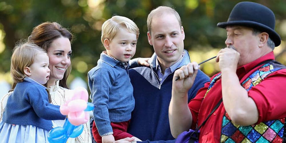 How Prince George And Princess Charlotte Attend A Children's Party