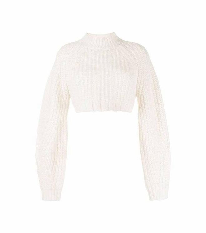 Seville Cropped Sweater, $398, SIR at FarFetch