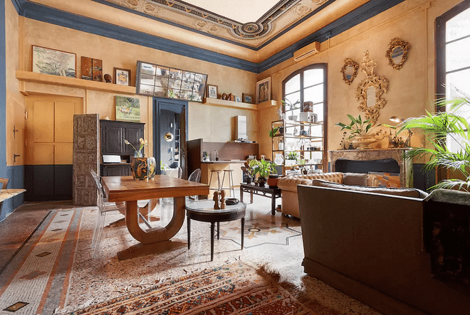 The city of endless inspiration for Gaudí, Salvador Dalí, and Pablo Picasso, Barcelona is a design capital in its own right. Celebrate the city's history by staying in an 18th-century palace once owned by Catalan royalty. Photo: Airbnb