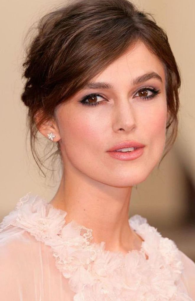 Keira Knightley has always had a bold set of brows. The actress opts for a straighter, more boyish shape.