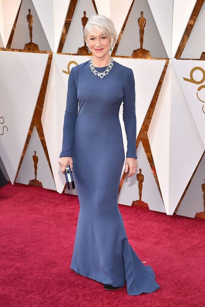 YES: No need for fancy frills when you are Helen Mirren. Photo: Getty