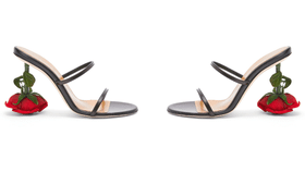 Rose Heel Sandals In Goatskin, $2,400, Loewe