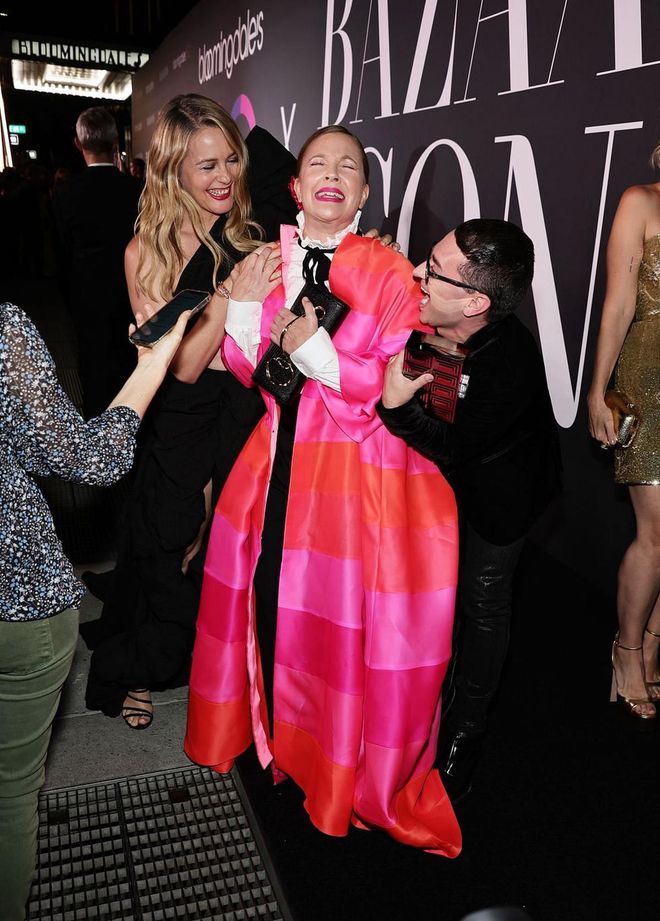 Alicia Silverstone, Drew Barrymore, and Christian Siriano 2022 BAZAAR ICONS Party