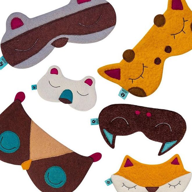 Even the slightest slither of light can affect how well you sleep, so investing in a good eye mask is the perfect solution. If you want something a little different, try one of these characters from Ooloom. The Latvian brand handcrafts each one. Ooloom eye masks, £29 each