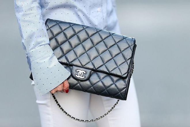 Karl Lagerfeld first designed The Timeless in the 80s with a new CC lock. Photo: Getty 