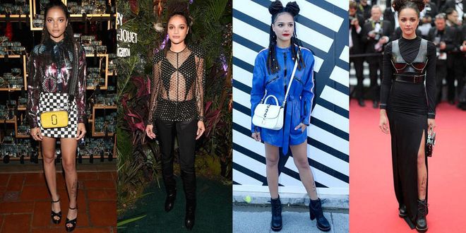 Claim to fame: The 21-year old made her film debut in the lauded flick "American Honey," a coming of age story of love and adventure that perfectly suited this fresh face.
Style profile: Sporty, elegant looks with a futuristic vibe, often by Louis Vuitton.