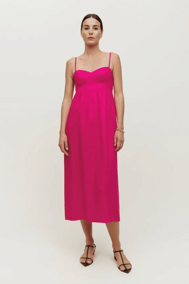 Odette Linen Dress, $325, Reformation