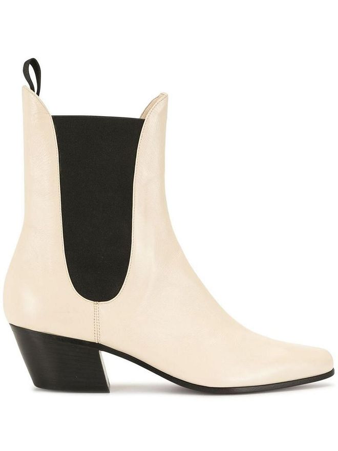 Leather Ankle Boot, S$805, Khaite from FarFetch