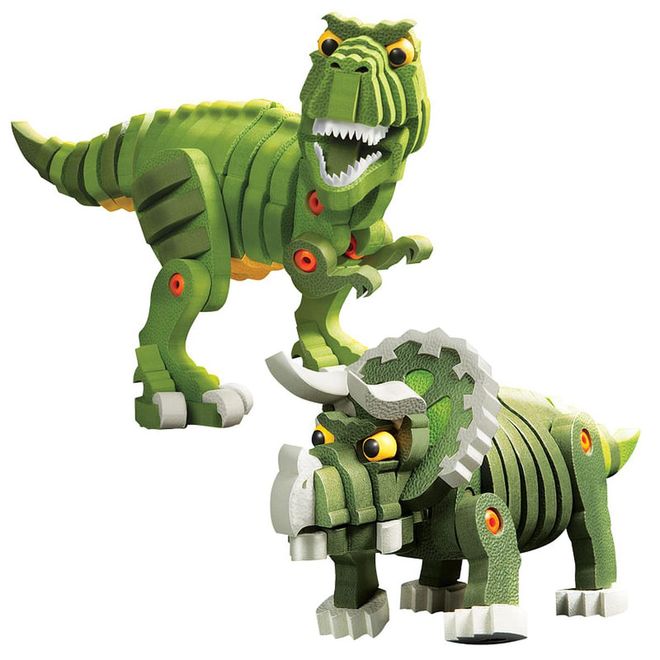 This fun kit contains 200 foam pieces that children can slot together to create dinosaurs. They can follow the instructions to make a model T-Rex or triceratops, or use the pieces to put together a prehistoric pal of their own creation.