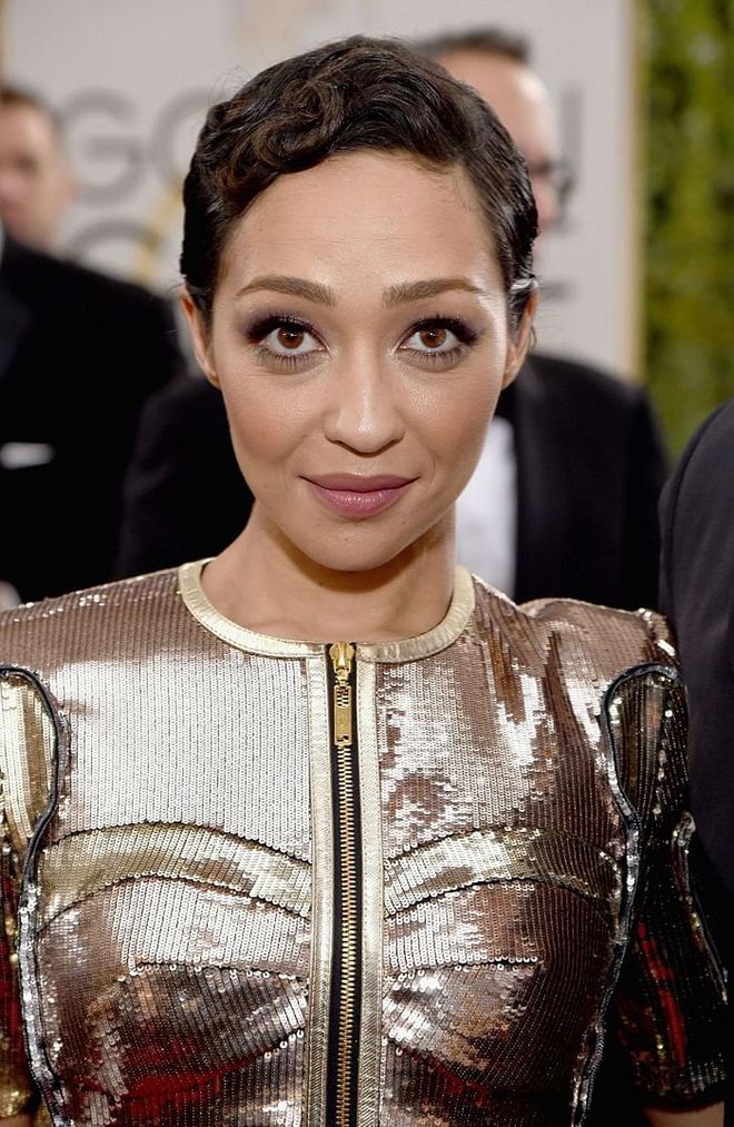 The flapper pin-curls of the '20s are still just as glamorous today, as shown by Loving star Ruth Negga at the Golden Globes.  