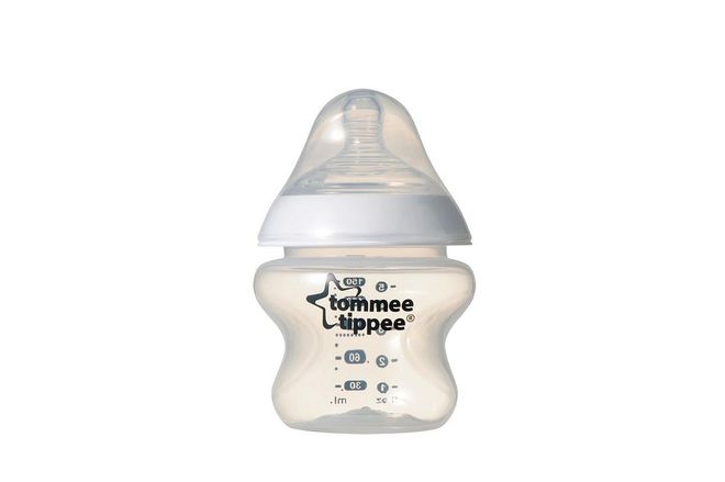 “Even breastfeeding mums often use bottles to feed with expressed milk
or ‘top up’ with formula, but there’s
no brand best for all babies.”
Tommee Tippee’s teats mimic a breast, encouraging natural feeding action.”
Closer to Nature bottle,
from $14.90, Tommee Tippee