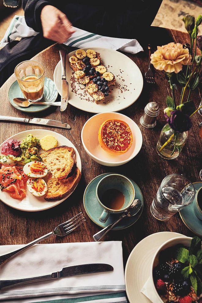 Brunch at the Little Bell at Soho Farmhouse in Oxfordshire. (Photo: The Soho House)