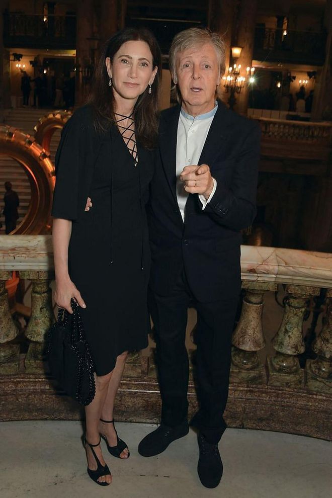 The designer's father Paul McCartney was on hand to show his support, attending with wife Nancy Shevell.

Photo: Getty