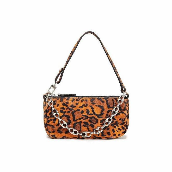Rachel Leopard-Print Suede Shoulder Bag, $205, By Far at The Outnet
