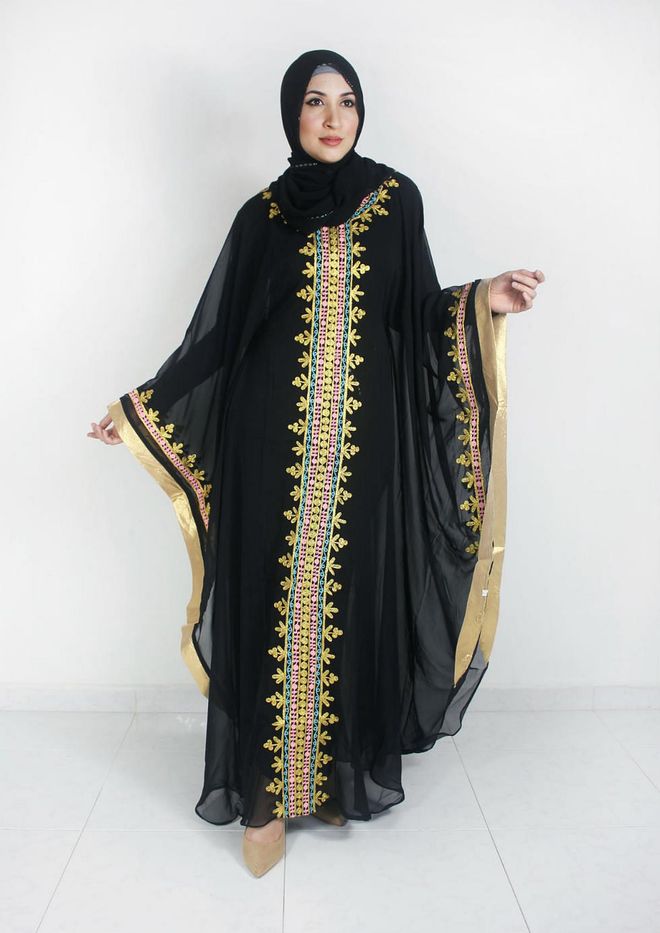 Fabulous and elegant, this kaftan is great for special occasions and times when you feel like you need a mood boosting outfit. Photo: Lulu Al Hadad