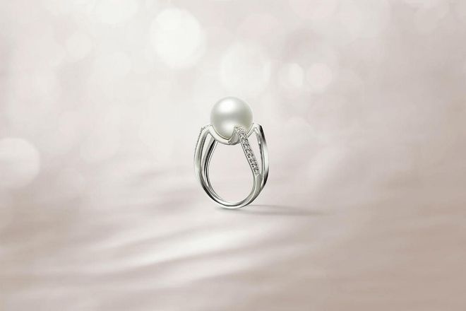 You can't resist the White South Sea Cultured Pearls' allure. Photo: Mikimoto